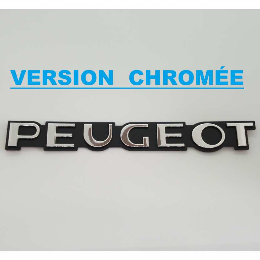 VENTE MONOGRAMME PEUGEOT CHROME 405 GTI MI16 CTI Xsi S16 ) logo